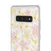 Pastel Frangipanis Yellow Flexi Clear Cases for Most Phone Types (FWS)