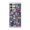 Blue Colourful Floral Flexi Clear Cases for Most Phone Types