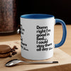 Good in Bed Accent Mug 11oz