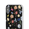 Wildflowers Painted Black Flexi Clear Case for Most Phone Types
