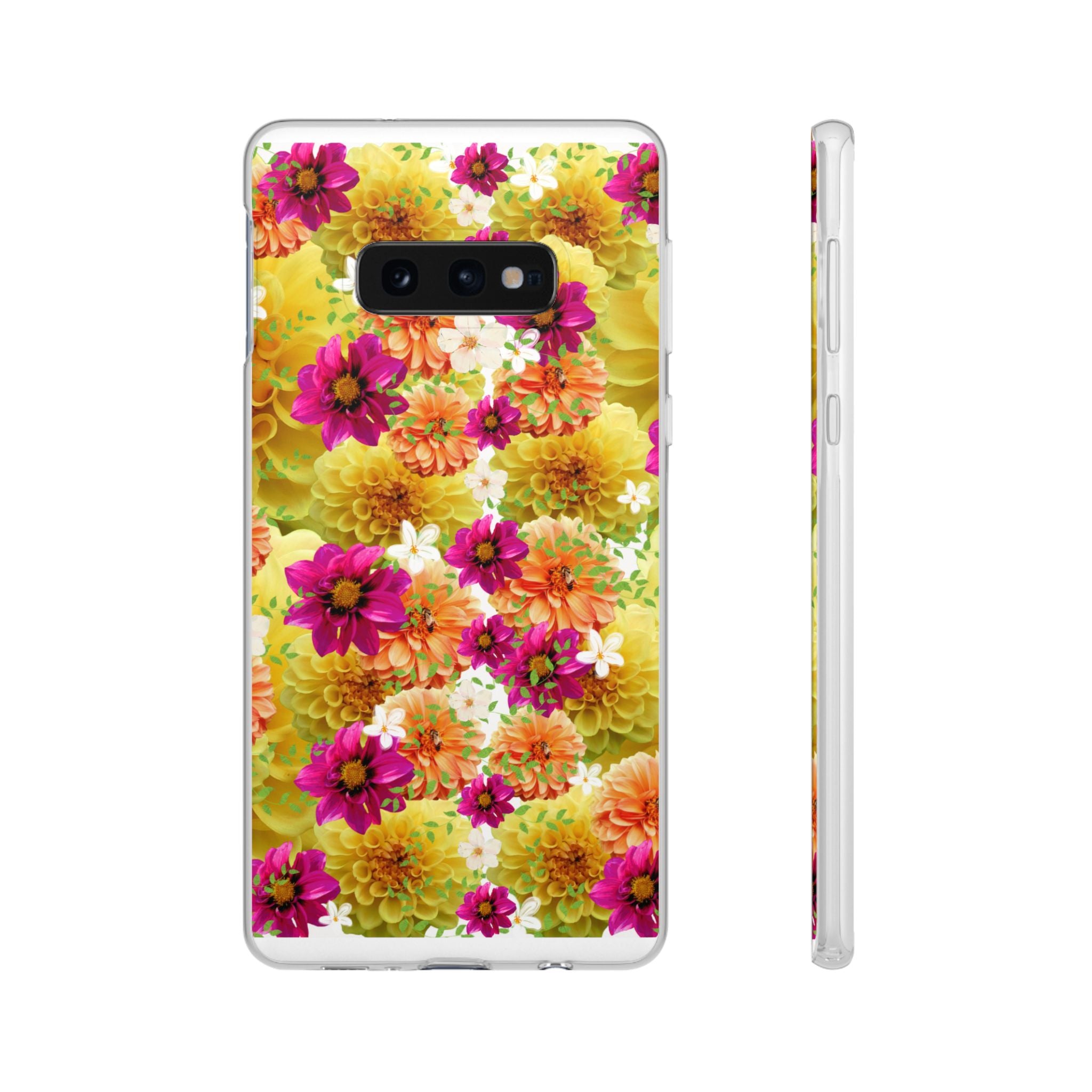 Graphic Dahlias 2 Flexi Cases for Most Phone Types