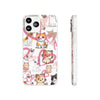 Cats Love White Flexi Clear Cases for Most Phone Types (FWS)