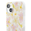 Pastel Frangipanis Yellow Flexi Clear Cases for Most Phone Types (FWS)