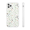 Graphic White Daisies Flexi Clear Cases for Most Phone Types (FWS)