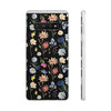 Wildflowers Painted Black Flexi Clear Case for Most Phone Types