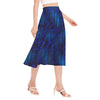 Blue Steel Chiffon Skirt No Pockets up to 2XL (FWS)