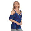 Blue Steel Criss Cross Straps Top up to 4 XL (FWS)