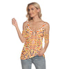 Leopard Fire Criss Cross Straps Top up to 4 XL (FWS)