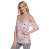 Wildflowers Pink Criss Cross Straps Top up to 4 XL (FWS)