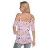 Wildflowers Pink Criss Cross Straps Top up to 4 XL (FWS)