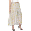 Pastel Frangipanis Wrap Skirt No Pockets up to 5 XL (FWS)