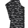 New York City Black Curved Hem Top Large to 5 XL (FWS)