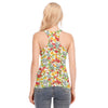 Hawaiian Australian White Racerback Tank Top | 190GSM Cotton up to 3 XL (FWS)