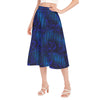 Blue Steel Chiffon Skirt No Pockets up to 2XL (FWS)