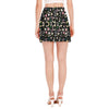 Graphic Lillies Black Side Split Hip Skirt up to 2XL (FWS)