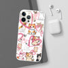 Cats Love White Flexi Clear Cases for Most Phone Types (FWS)