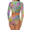 Windswept Spring Long Sleeve Surfing Swimsuit