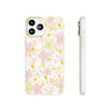 Pastel Frangipanis Yellow Flexi Clear Cases for Most Phone Types (FWS)