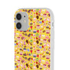 Happy Cake Yellow Flexi Clear Cases for Most Phone Types (FWS)
