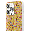 Happy Cake Yellow Flexi Clear Cases for Most Phone Types (FWS)