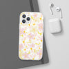 Pastel Frangipanis Yellow Flexi Clear Cases for Most Phone Types (FWS)