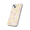 Pastel Frangipanis Yellow Flexi Clear Cases for Most Phone Types (FWS)