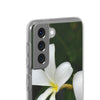 White Frangipanis Flexi Clear Cases for Most Phone Types (FWS)