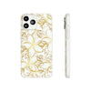 Golden Frangipanis White Flexi Clear Cases for Most Phone Types (FWS)
