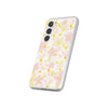 Pastel Frangipanis Yellow Flexi Clear Cases for Most Phone Types (FWS)