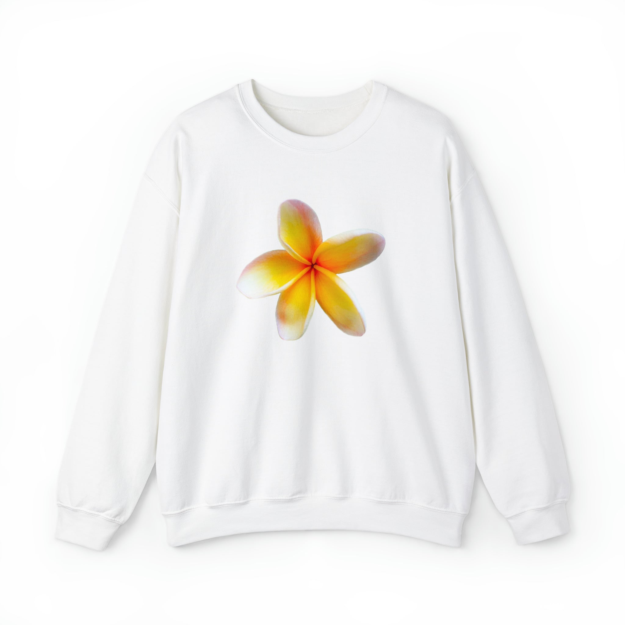 Single Frangipani Heavy Blend™ Crewneck Sweatshirt up to 3 XL