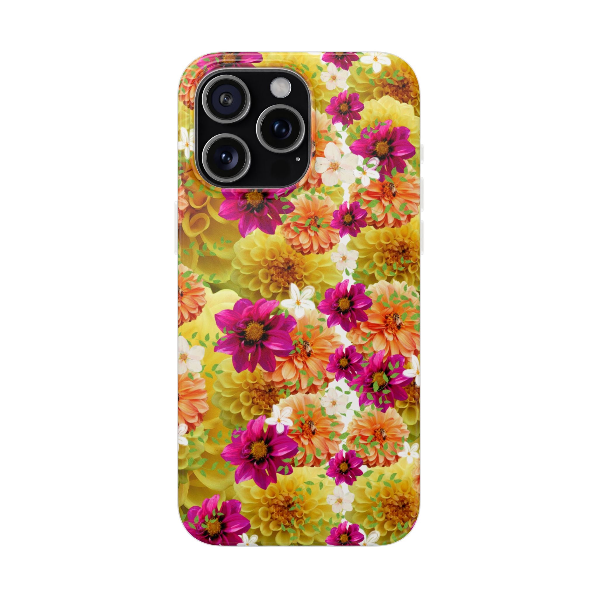 Graphic Dahlias 2 Flexi Cases for Most Phone Types (FWS)