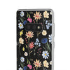 Wildflowers Painted Black Flexi Clear Case for Most Phone Types