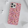 Happy Cake Pink Flexi Clear Cases for Most Phone Types (FWS)