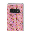Happy Cake Pink Flexi Clear Cases for Most Phone Types (FWS)