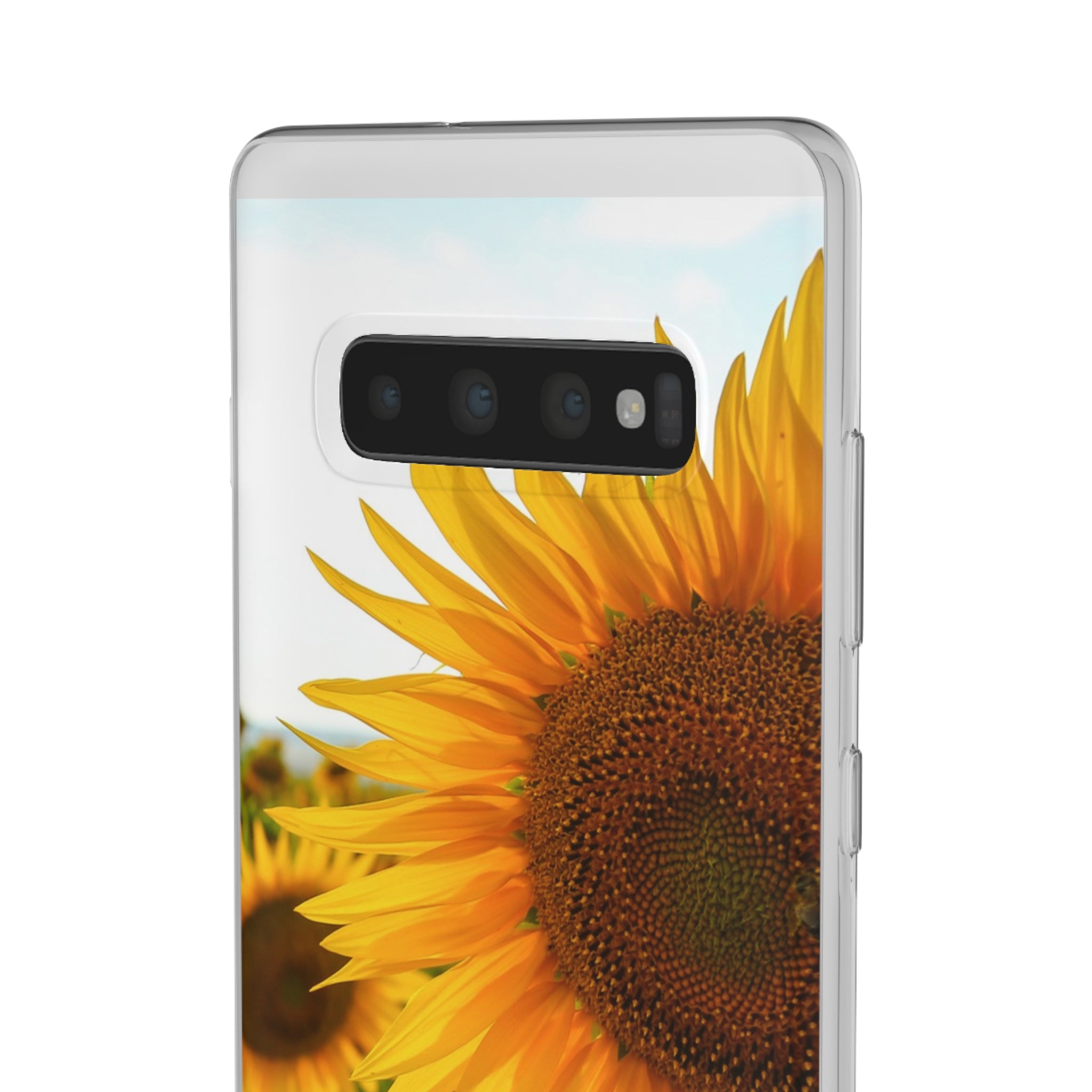 Sunflowers Flexi Clear Cases for Most Phone Types