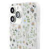 Graphic White Daisies Flexi Clear Cases for Most Phone Types (FWS)