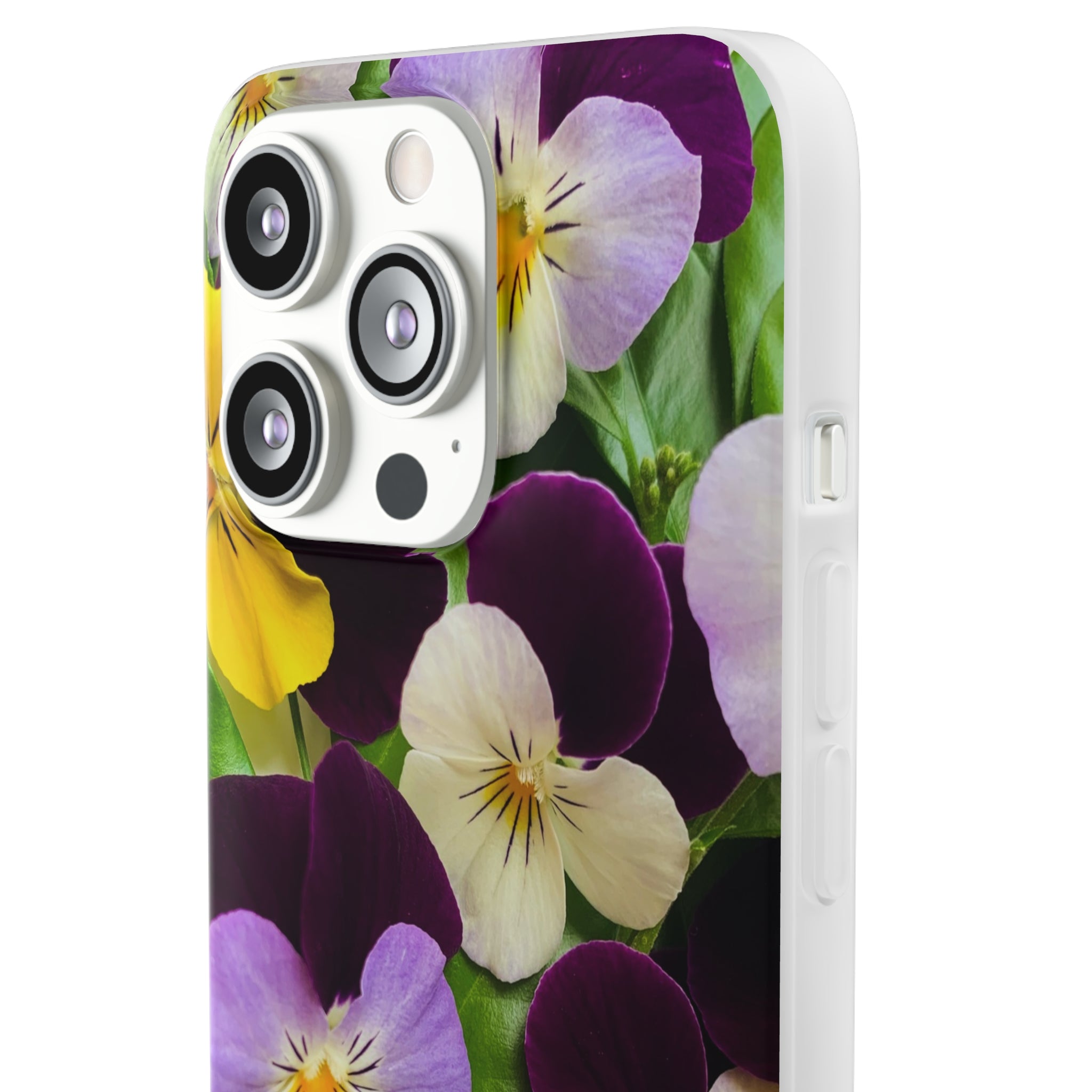 Spring Violas Flexi Clear Cases for Most Phone Types