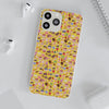 Happy Cake Yellow Flexi Clear Cases for Most Phone Types (FWS)