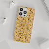 Happy Cake Yellow Flexi Clear Cases for Most Phone Types (FWS)