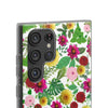 Graphic Dahlias Flexi Cases for Most Phone Types (FWS)