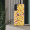 Happy Cake Yellow Flexi Clear Cases for Most Phone Types (FWS)