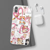 Cats Love White Flexi Clear Cases for Most Phone Types (FWS)