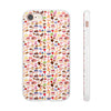Happy Cake White Flexi Clear Cases for Most Phone Types (FWS)