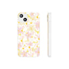 Pastel Frangipanis Yellow Flexi Clear Cases for Most Phone Types (FWS)
