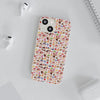 Happy Cake White Flexi Clear Cases for Most Phone Types (FWS)