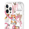 Cats Love White Flexi Clear Cases for Most Phone Types (FWS)