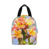 Fresh Frangipanis Insulated Zipper Lunch Bag