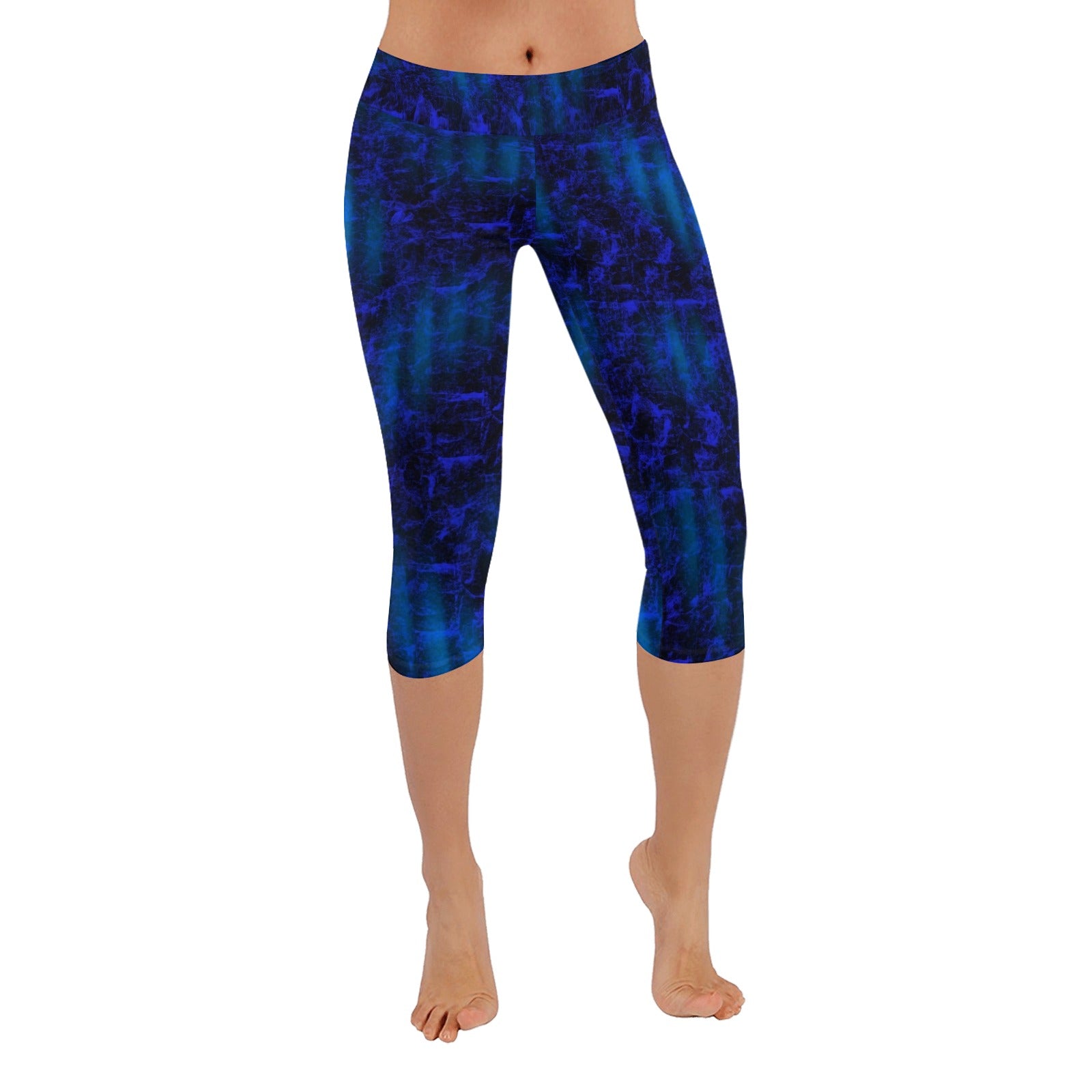 Blue Steel Capri Leggings up to 5 XL