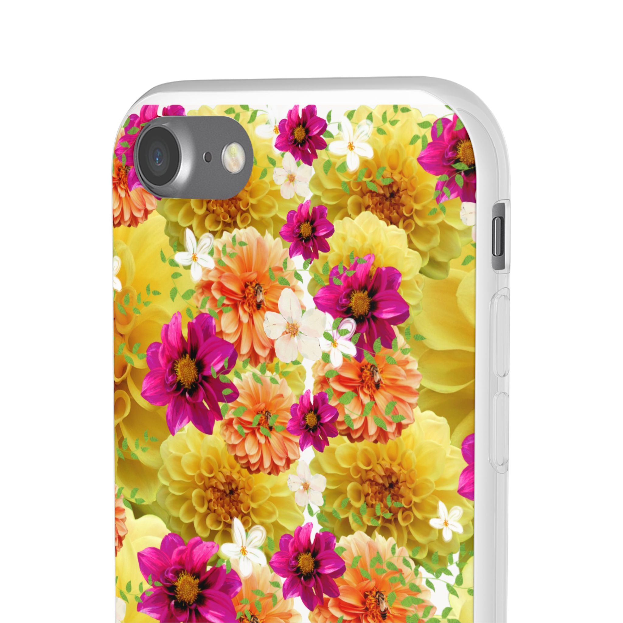 Graphic Dahlias 2 Flexi Cases for Most Phone Types