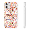 Happy Cake White Flexi Clear Cases for Most Phone Types (FWS)